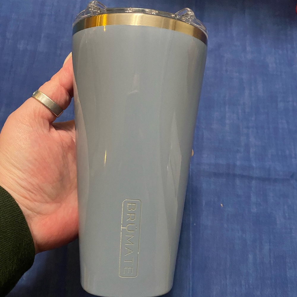 Brumate Denim 20oz Imperial Pint with Muv lid